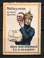'There is a Spy in Every German', French Anti-German Propaganda (MNH)