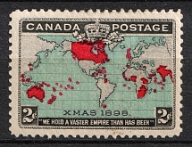1898 2c Canada (SG 168, CV $55)