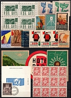 Europe, Stock of Cinderellas, Non-Postal Stamps, Labels, Advertising, Charity, Propaganda (#185A)