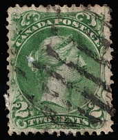 1868 2с Dominion of Canada (SG 48, Canceled, CV $100)