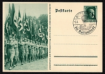 1937 Festival Postcard for the National Party Rally Michel P 264/04