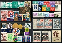 Scouts, Scouting, Scout Movement, Collection of Cinderellas, Non-Postal Stamps