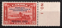 1933 20c Canada (Mi. 173, CV $30, Margin, MNH)