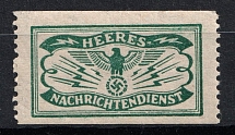 Germany Army Intelligence Telegraph Stamp