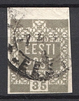 1919 35P Estonia (Grey, Canceled, CV $70)