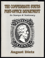 USA, The Confederate States Post-Office Department, August Dietz, Philatelic Literature