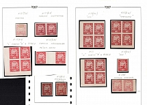 1921 RSFSR, Russia, Stock of Stamps