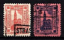 1898 Strasbourg Courier Post, Germany (CV $20, Canceled)