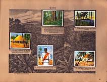 1936 Album 'German East Africa', German Colonies, Stock of Rare Cinderellas, Non-postal Stamps, Labels, Advertising, Charity, Propaganda