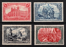 1900 German Empire, Germany (Mi. 63 - 66, Full Set, Signed, CV $1,170)