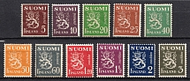 1930 Finland (Mi. 143 - 149, 151 - 154, Signed, CV $100)