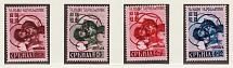 1941 Serbia, German Occupation, Germany (Mi. 54 III - 57 III, Full Set, CV $210, MNH)