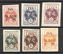 1921 Central Lithuania (Imperf, Full Set, Signed)