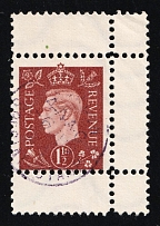 1.5d Anti-British Propaganda, King George VI, German Propaganda Forgery (Mi. 5, Corner Margins, Used, CV $70)