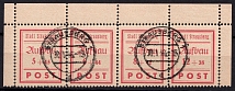 1946 Strausberg (Berlin), Germany Local Post (Mi. 34 A - 37 A, Se-tenant, Full Set, Canceled, CV $30)