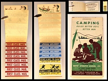 New York, United States, Scouts, Booklet, Scouting, Scout Movement, Cinderellas, Non-Postal Stamps