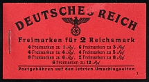 1941 Booklet with stamps of Third Reich, Germany in Excellent Condition (Mi. MH 49.3, CV $650)