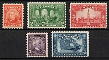 1927 Canada, 60th Anniversary of Confederation, Full Set (SG 266 - 270, CV $70, MNH)