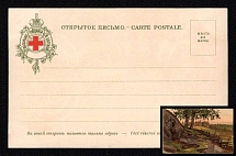Saint Petersburg, 'in Finland', Red Cross, Community of Saint Eugenia, Russian Empire Open Letter, Postal Card, Russia