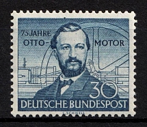 1952 30pf German Federal Republic, Germany (Mi. 150, Full Set, CV $40, MNH)