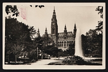 1938 (15 Mar)  Nazi Germany, Third Reich Propaganda, Commemorative Postmark, Postcard, Vienna, Austria