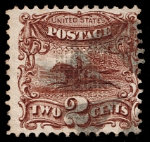 1869 2c United States (Sc 113, Canceled, CV $85)