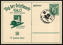 1940 Special Postcard for the 1940 Day of the Stamp.