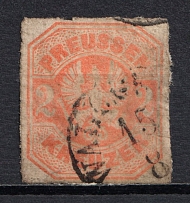 1867 Prussia, Germany (Canceled, CV $160)
