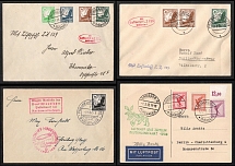1933-37 Graf Zeppelin, Third Reich, Germany, Covers with Commemorative Postmarks