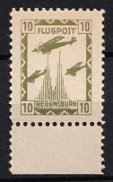 '10' Regensburg, Germany, Airmail (MNH)