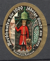 1927 1000th Anniversary of Nordhausen Advertising Stamp