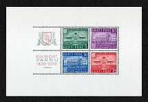 1939 Estonia (Souvenir Sheet, CV $40, MNH)
