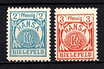 1899 Bielefeld Courier Post, Germany (CV $30)