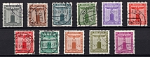 1942 Third Reich, Germany, Official Stamps (Mi. 155 - 165, Full Set, Canceled, CV $390)