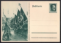 1937 Reich Party Rally of the NSDAP in Nuremberg, Third Reich, Germany, Postal Card