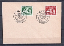 1942 Third Reich cover with special postmark Hanau