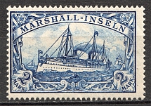 1901 Marshall Islands German Colony 2 Mark