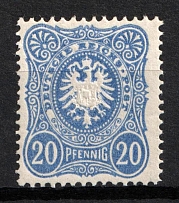 1880 20pf German Empire, Germany (Mi. 42 c, Signed, CV $30, MNH)