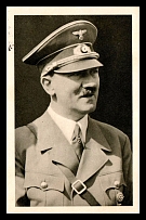 1938 'Adolf Hitler', Propaganda Postcard, Third Reich Nazi Germany