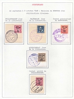 1938 Occupation of Rumburg, Sudetenland, Germany (Readable Postmarks)