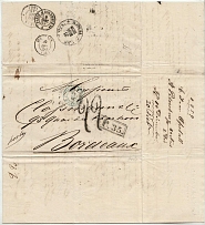 1859 Cover from St. Peterburg to Bordeaux, France