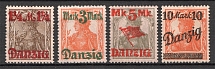 1920 Germany Danzig (CV $45, 5 M Tipe II)