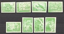 1941 Germany Reich Latvian Legion Latvia (Stamps Project, Green Probes, Proofs)