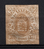 1875-79 37.5c Luxembourg (Mi. 36I, Unissued, CV $600)
