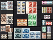 1957 Soviet Union, USSR, Blocks of Four (Full Sets, MNH)