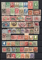 Belgium Netherlands Iceland Czechoslovakia (Group of Stamps, Canceled)