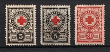 1903-05 Red Cross Society, Russia (Canceled/MNH)
