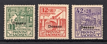 1946 Dessau, Local Mail, Soviet Russian Zone of Occupation, Germany (Full Set, MNH)