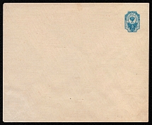 1907 10k Postal stationery stamped envelope, Russian Empire, Russia (SC МК #045А, 144 x 120 mm, Not issued, Rare)