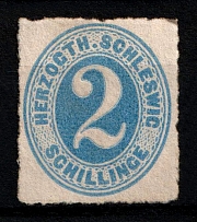 1865-67 2s Schleswig, German States, Germany (Mi. 16, Sc. 13, CV $50)